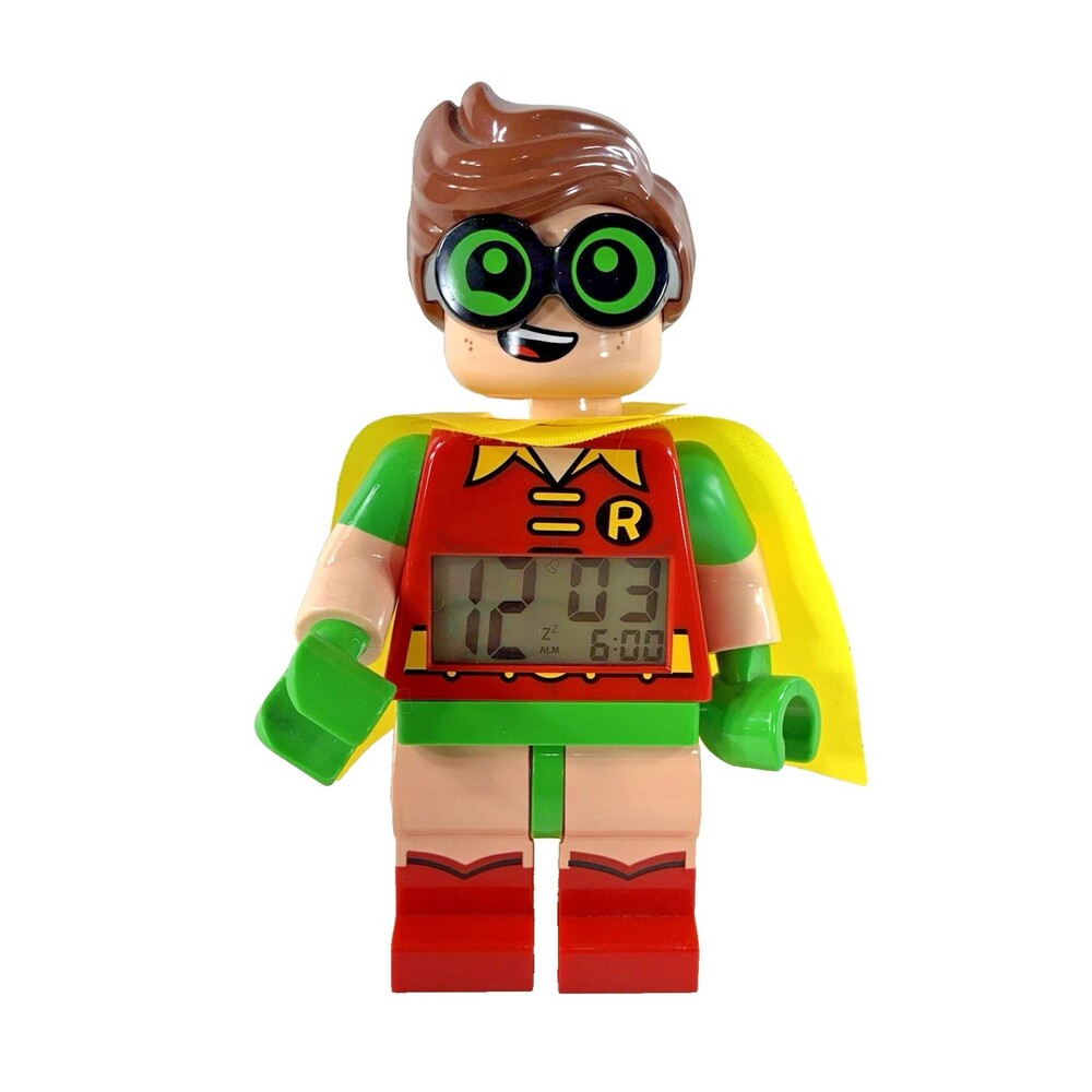 Lego The Batman Movie Robin Minifigure 2017 Digital Alarm Clock Tested